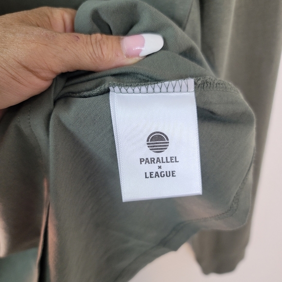 PARALLEL X LEAGUE AXEL LONG SLEEVE SKULL ARMY CREWNECK MENS SHIRT NEW WITH TAGS - Picture 14 of 16